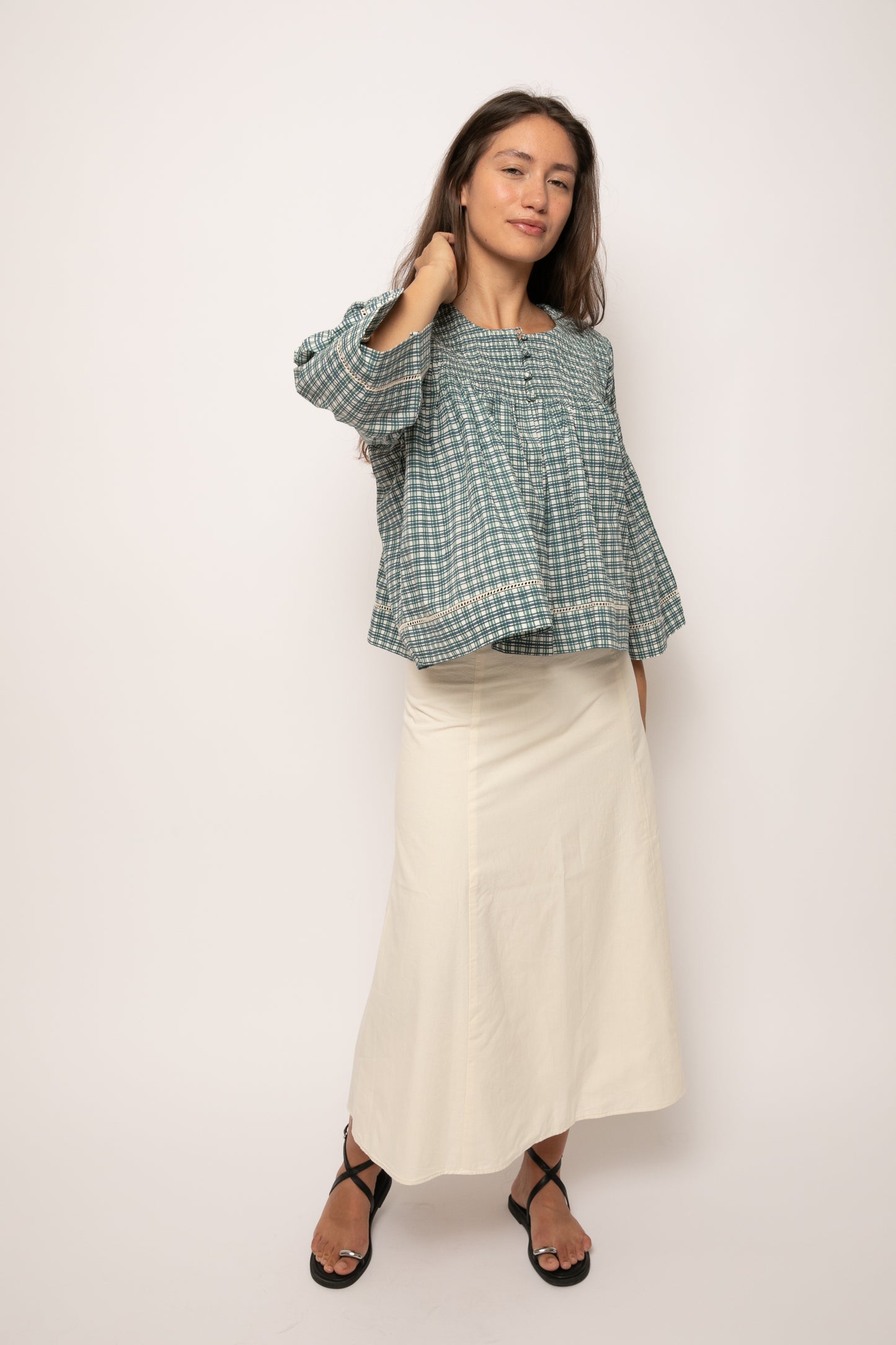 Meghan Top Teal