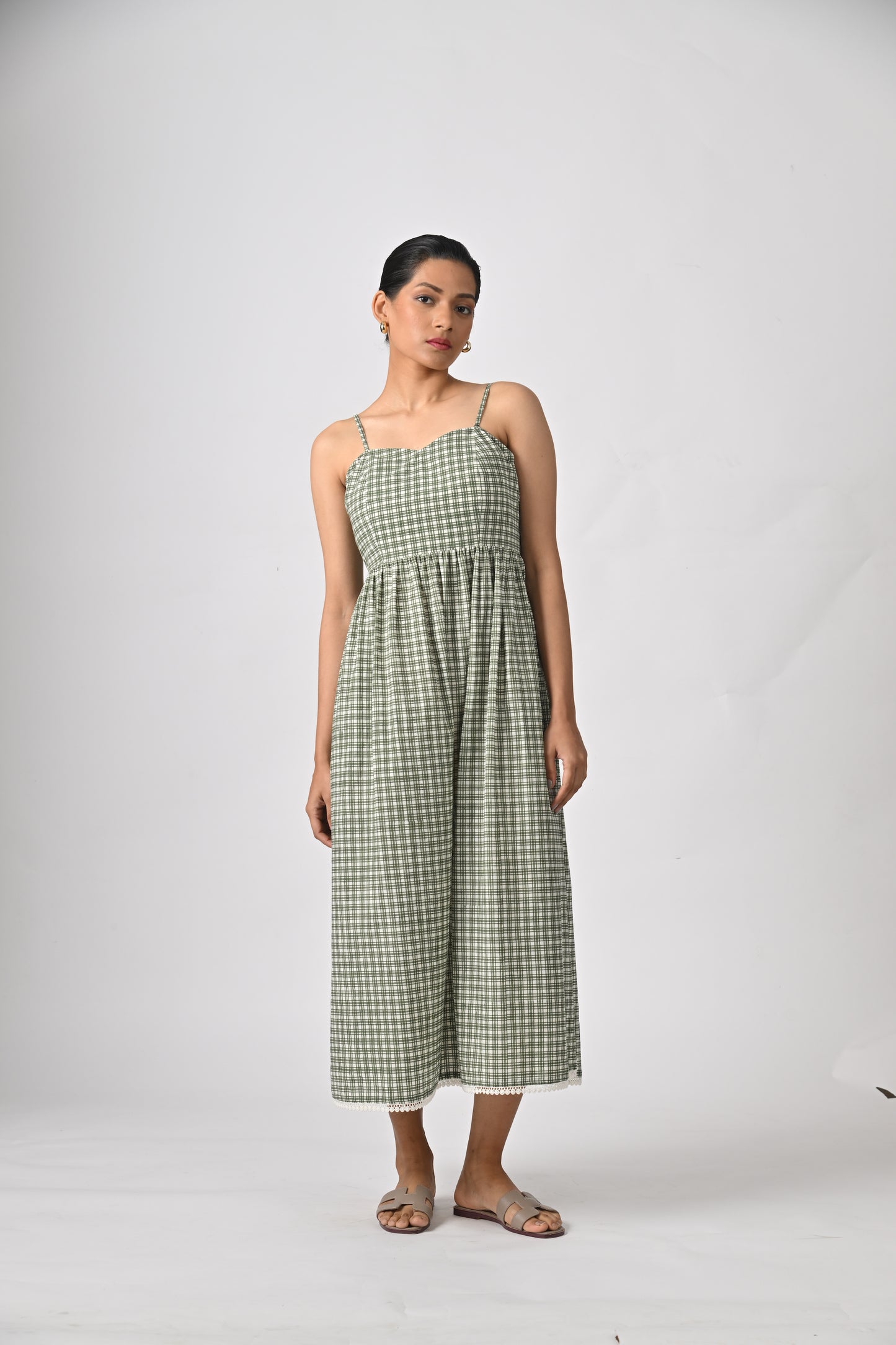 Jenne Slip Dress Olive