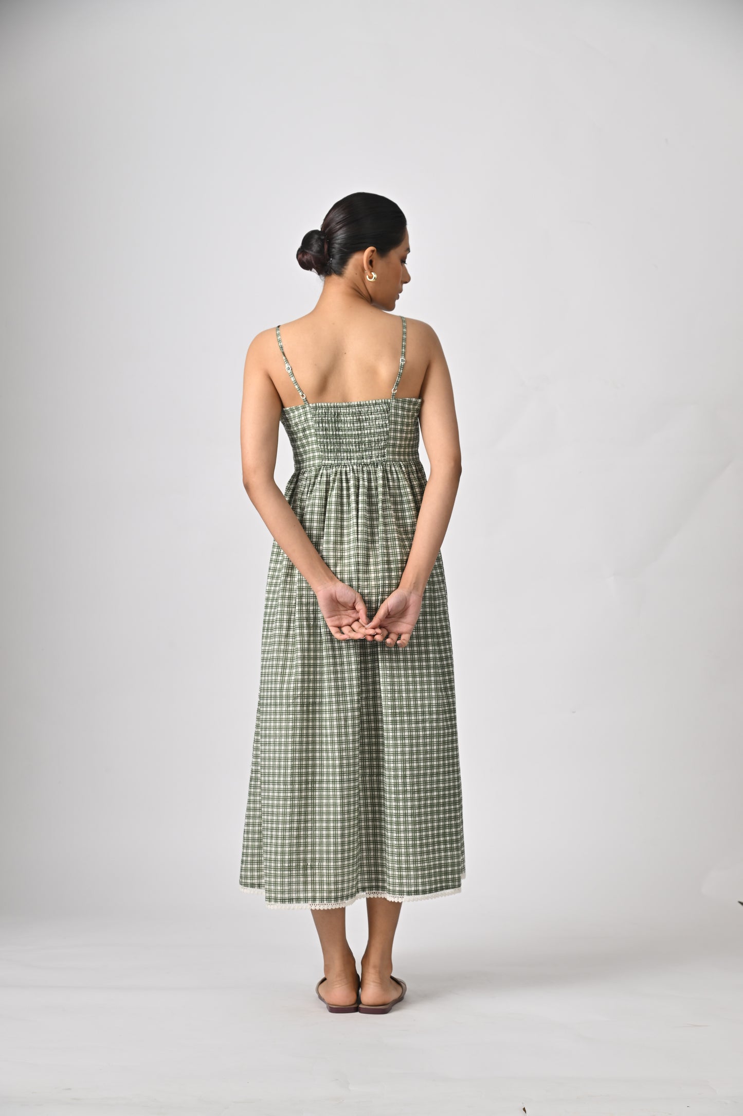 Jenne Slip Dress Olive